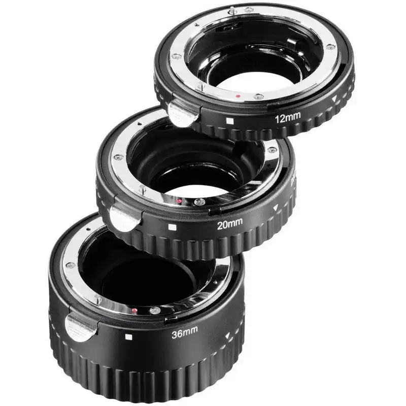 Walimex Pro Juego de Anillos Extensores Macro para Nikon