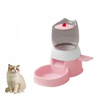 ZooVenture Dispensador automático de comida para gatos y perros - rosa - Zooventure - Comparador de precios