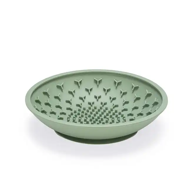 Alfombrilla para lamer beeztees de silicona - verde: 19 x 19 x 4,5 cm (L x An x Al)