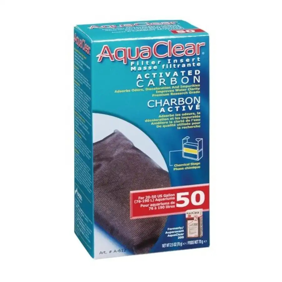Aquaclear Carbón Activo Recambio para filtro mochila de acuarios - Aquaclear - Comparador de precios