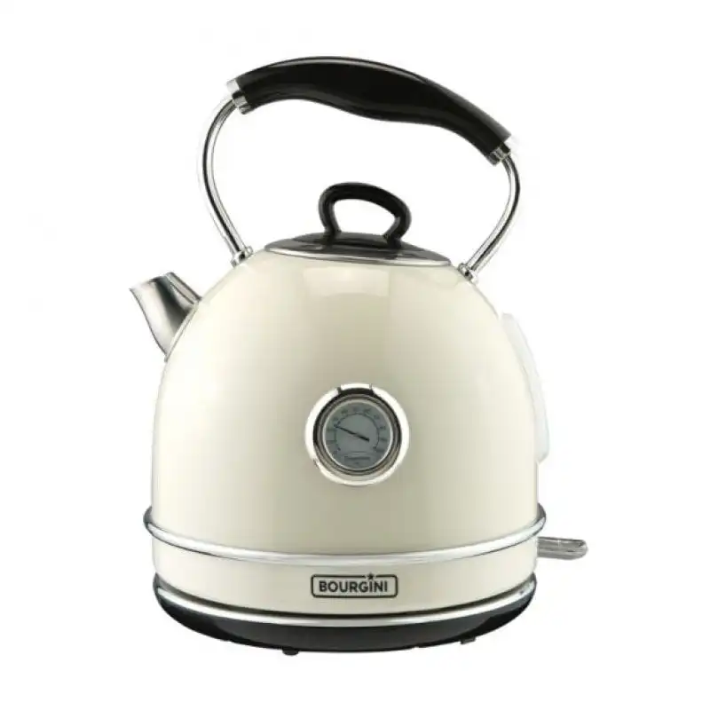 Bourgini Nostalgic Thermo Hervidor de Agua 1.7L 2200W Crema