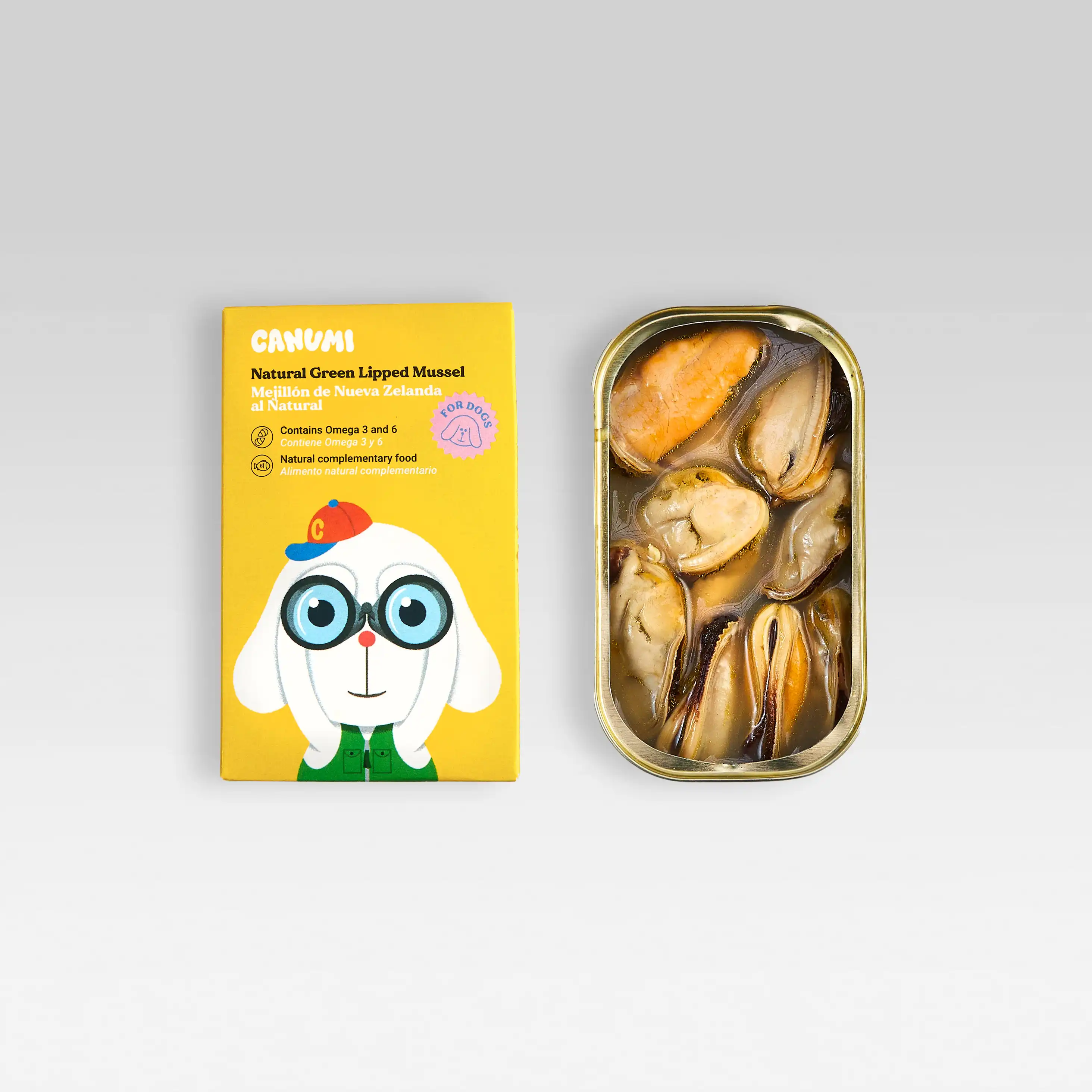 Canumi Mejillón Nueva Zelanda Lata para perros - 100 g - Canumi - Comparador de precios