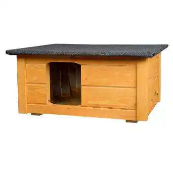 Caseta Para Perros Y Gatos, Aislada, Madera De Abeto Woodok