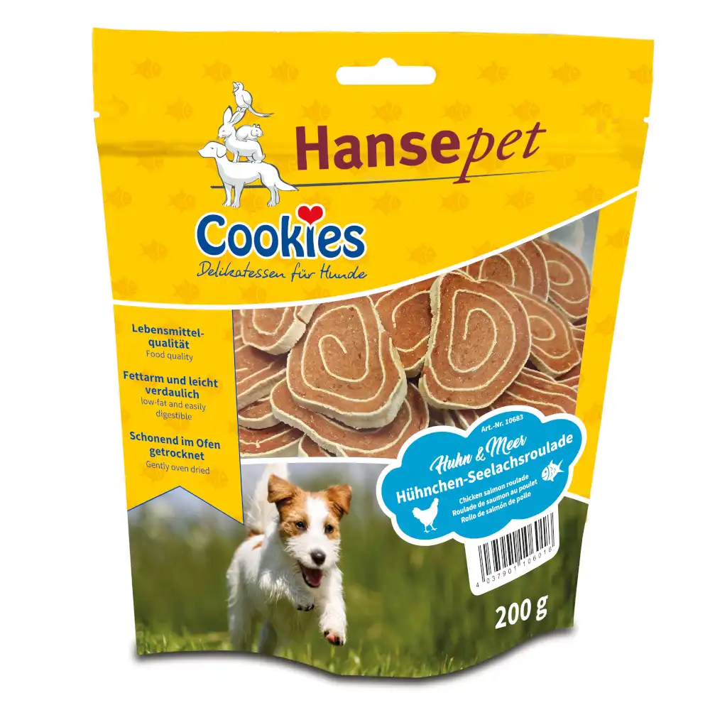 Cookie´s Delikatess snacks de pescado para perros y gatos - Espirales de abadejo y pollo - 200 g - Cookie's - Comparador de precios