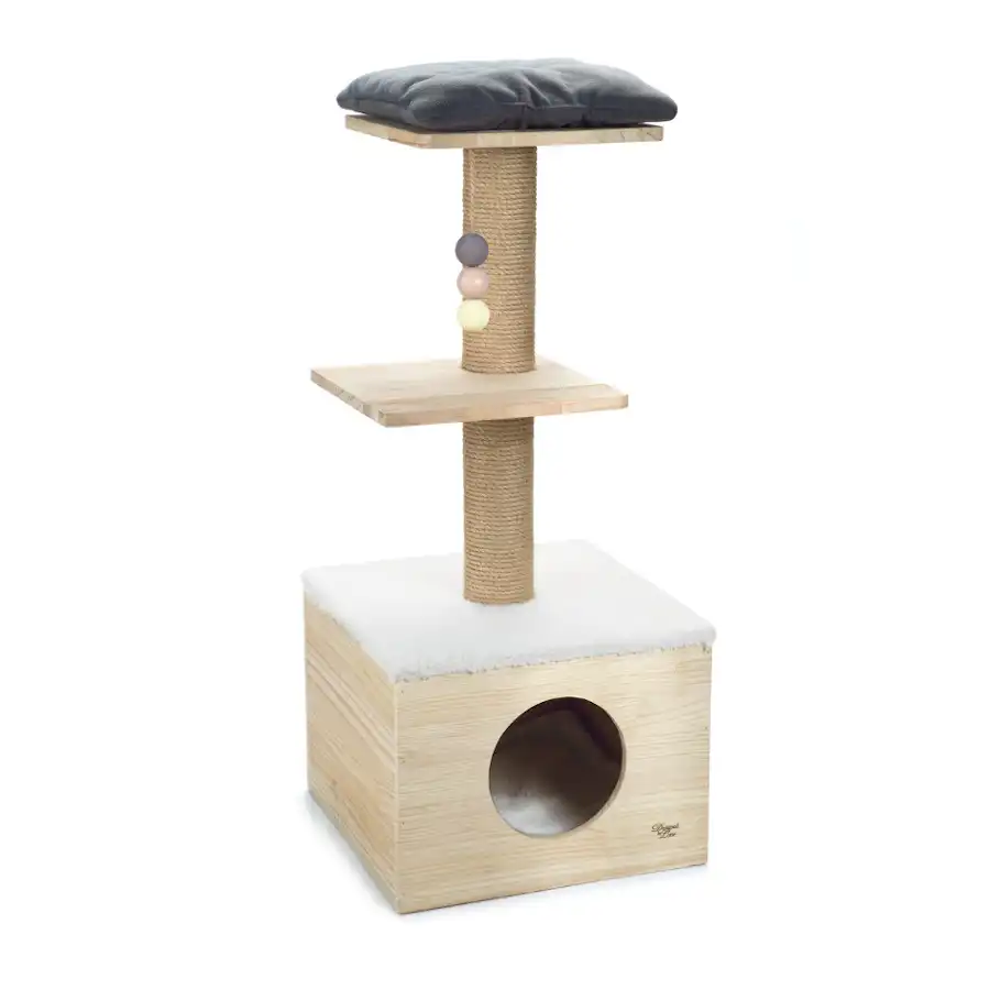 Designed by Lotte Kamina Madera árbol rascador para gatos