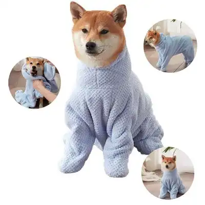 FurryFusion Bata de baño absorbente para perros - SG - Furry Fusion - Comparador de precios
