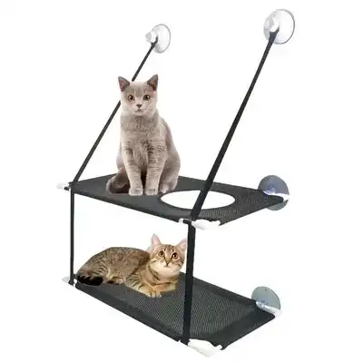 IntiMeg Hamaca para gatos de doble capa - Una pieza - IntiMeg - Comparador de precios