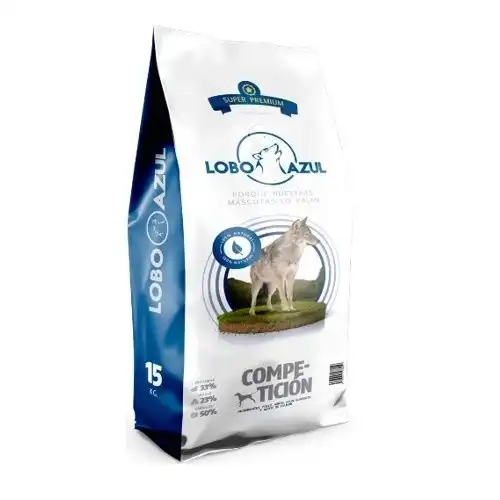Lobo azul pienso de competición sabor pollo para perros adultos - Piensos Lobo Azul - Comparador de precios