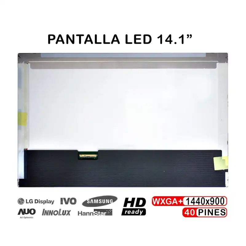 Pantalla Led De 14.1" Para Portátil B141pw04 Ltn141bt09 Lp141wp3-tla1