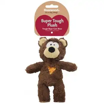 Para Perro Rosewood Super Tough Plush Oso 26 Cm