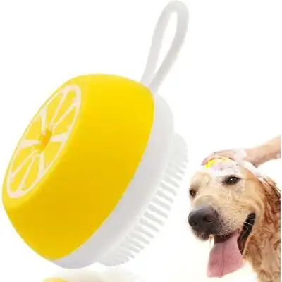 Pawffee Cepillo de silicona suave para el aseo de mascotas - Masaje champú - 1 pieza - Pawffee - Comparador de precios