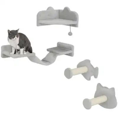 PawHut Estantes para Gato - Gris Claro - PawHut - Comparador de precios