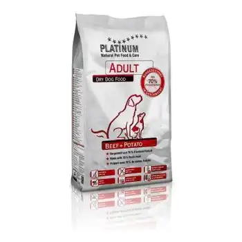 Platinum Beef & Potato Pienso Natural Perros 1,5 Kg