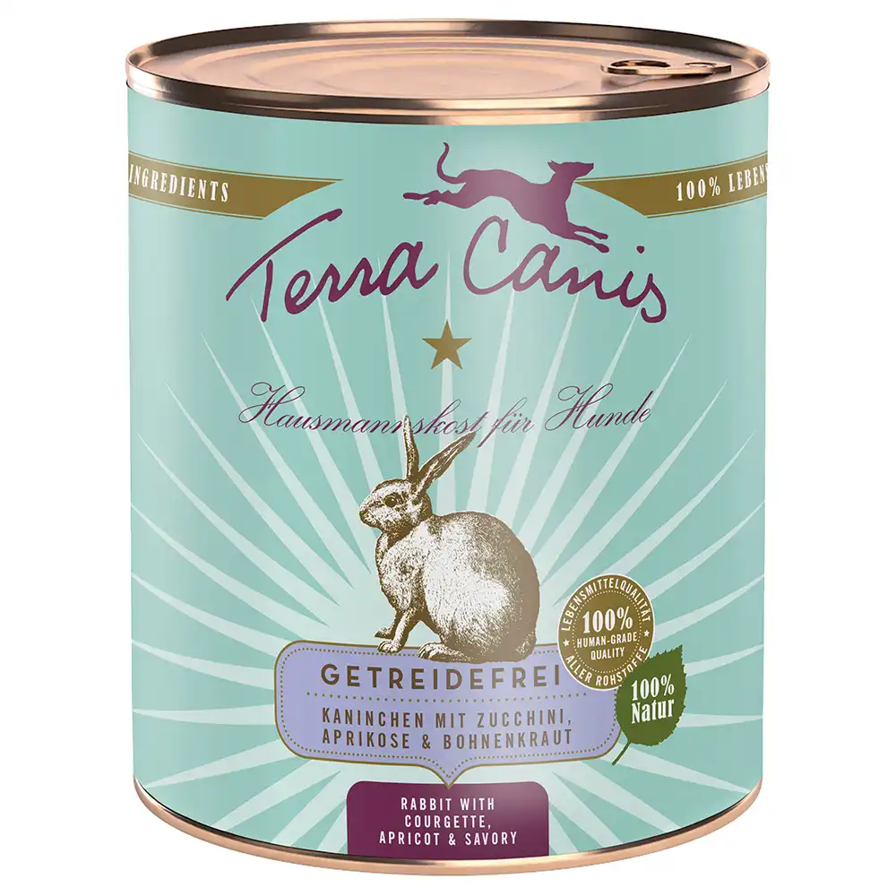 Terra Canis sin cereales 6 x 800 g - Conejo