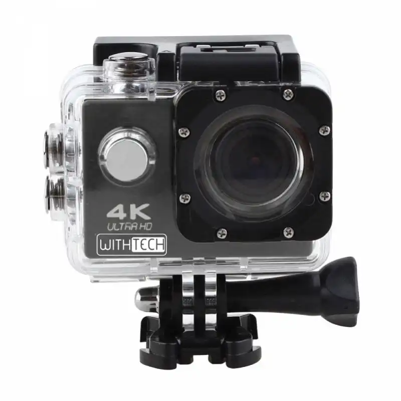 Withtech Cámara Deportiva WiFi 4K 12MP