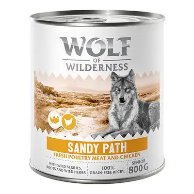 Wolf of Wilderness Expedition Senior 6 x 800 g - Sandy Path - Ave con pollo - Wolf of Wilderness - Comparador de precios