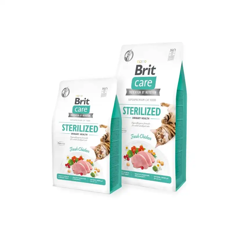 Brit care cat sterilized urinary health pienso para gatos, Peso 2 Kg - Brit - Comparador de precios