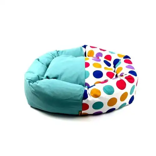 Cuna Donut Parchís para perros color Celeste - Thepetlover - Comparador de precios