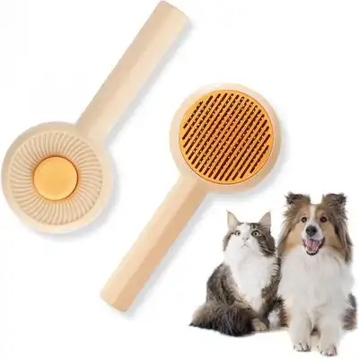 HausPets Cepillo autolimpiante para gatos y perros (amarillento) - Artículo 1 - HausPets - Comparador de precios
