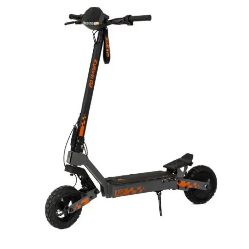 Kukirin G2 Patinete Eléctrico Motor 800W Autonomía 55km Frenos de Disco Negro
