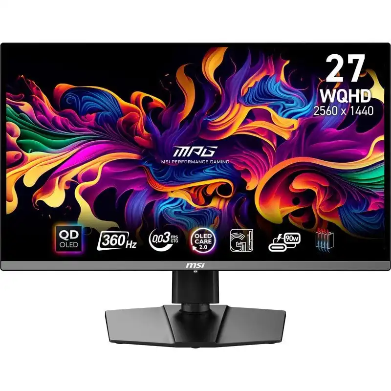 MSI MPG 271QRX QD-OLED 26.5" QD-OLED WQHD 360Hz FreeSync Premium Pro USB-C