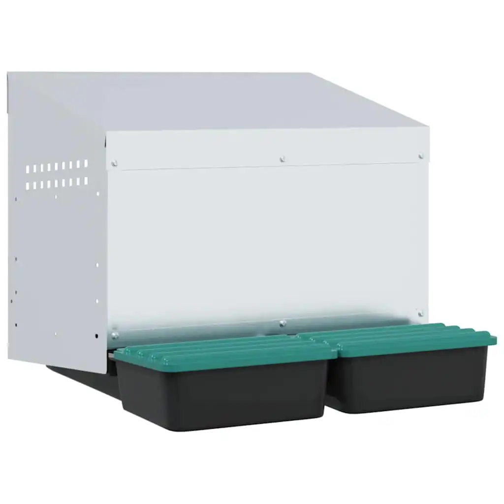 vidaXL Nido Pared Acero para gallinas - 79.5 x 50 x 46 cm - VIDAXL - Comparador de precios