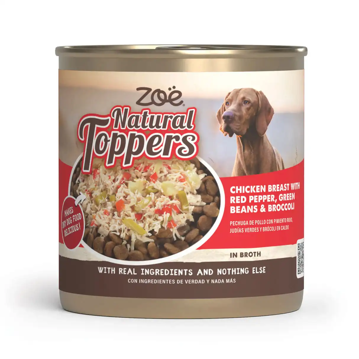 Zoë Natural Toppers 170g Pollo con pimiento rojo - 170 g - Zoë - Comparador de precios