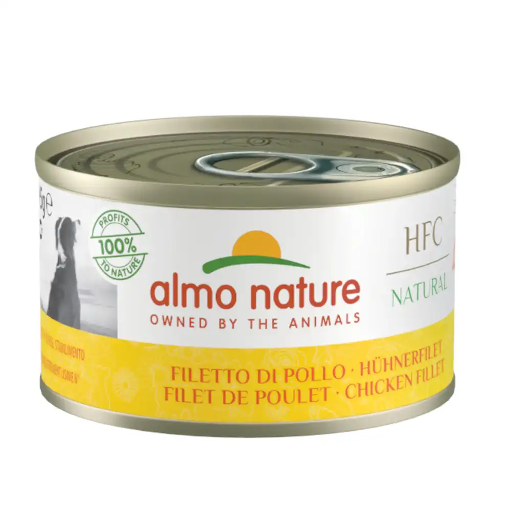 Comida húmeda para perros adultos pequeños, medianos y grandes Almo Nature Classic filete de pollo 95 gr - Almo Nature Classic - Comparador de precios