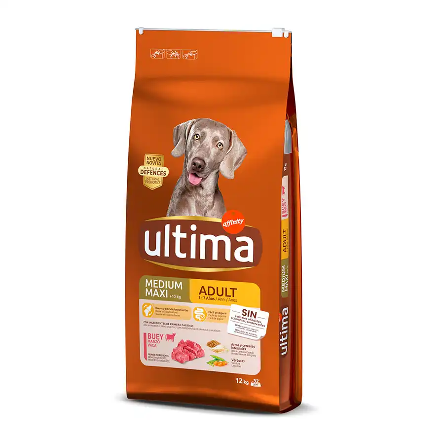 Affinity Ultima Adult Medium/Maxi Buey pienso para perros - Ultima - Comparador de precios
