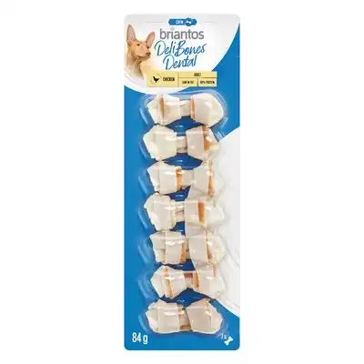 Briantos Deli Bones Dental knotted para perros - 42 x 5 cm (504 g) - Pack Ahorro - briantos - Comparador de precios