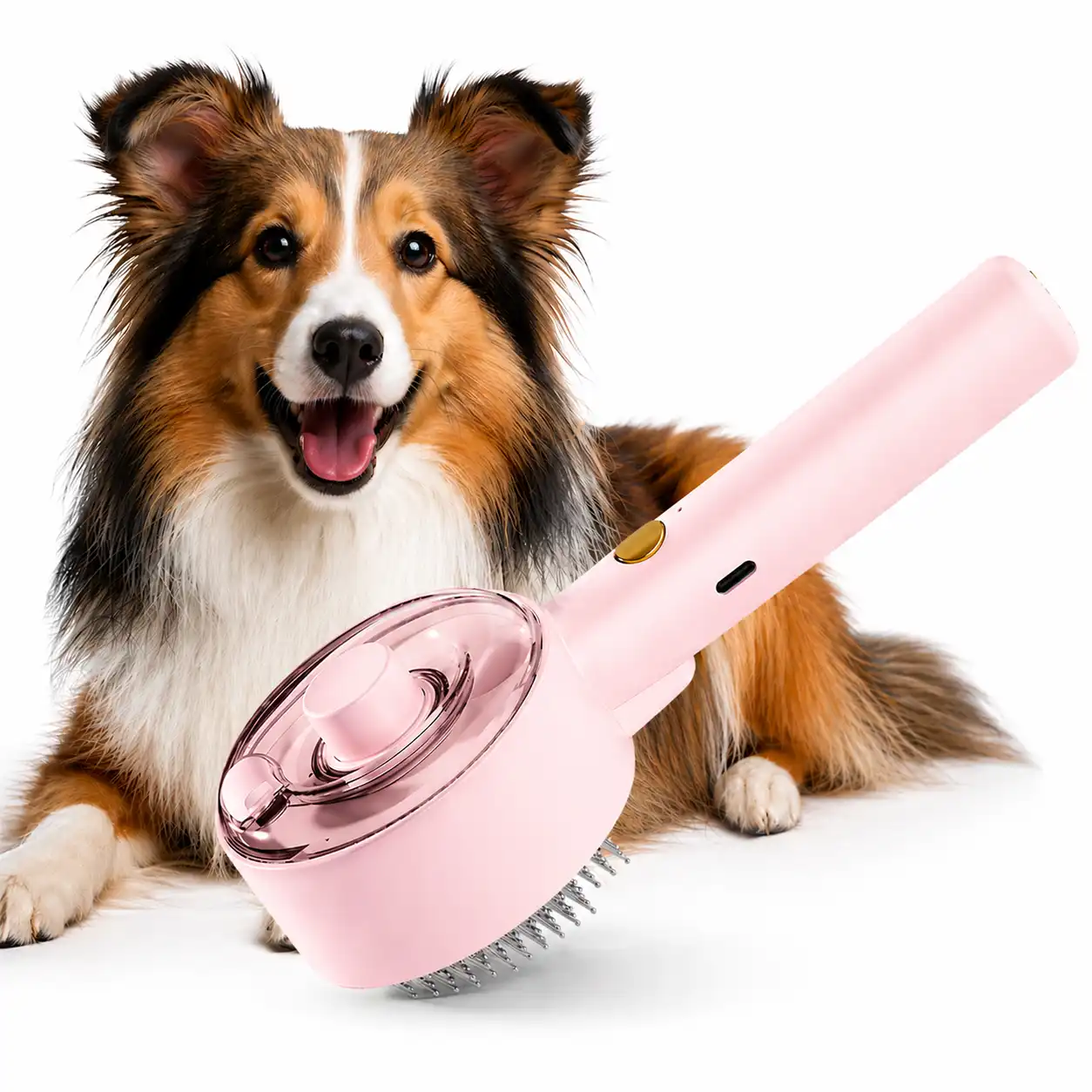 Cepillo de aseo para mascotas con función de pulverización FreshPaw - 20 × 8 × 5,5 cm - FreshPaw - Comparador de precios