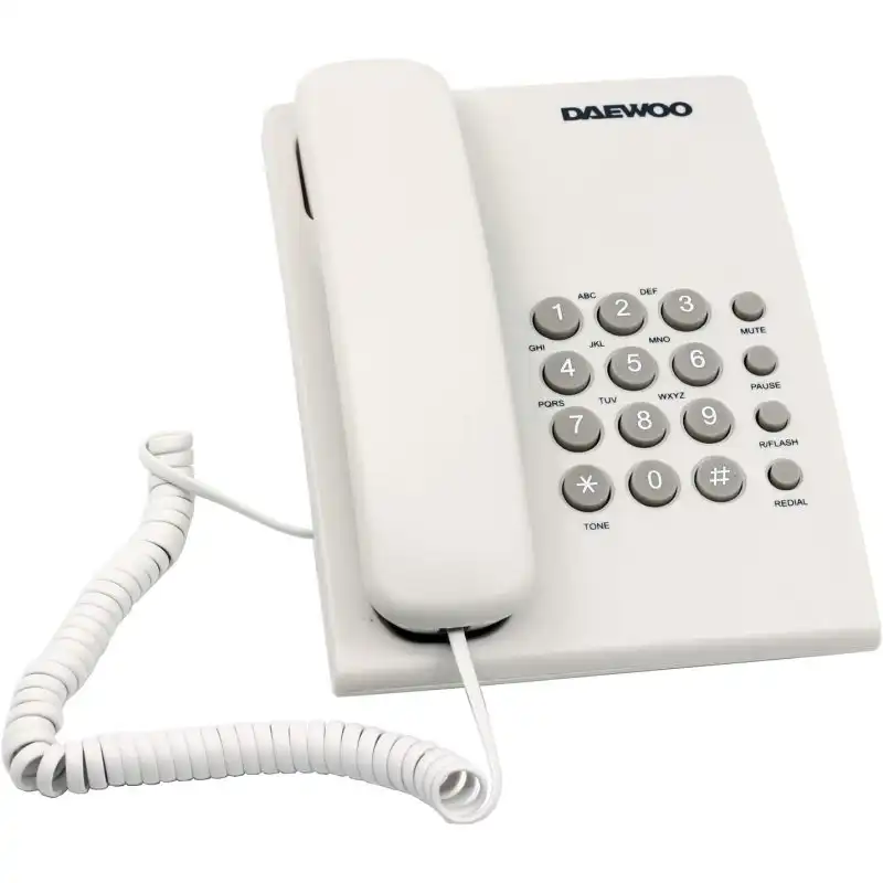 Daewoo DTC-215 Teléfono Fijo de Sobremesa Blanco