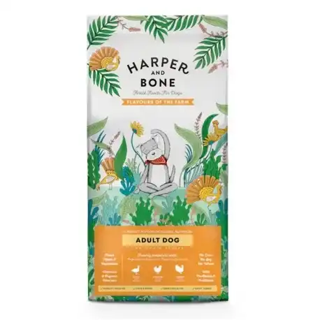 Harper&Bone Flavours Farm Pienso para Perros Medianos y Grandes con Pollo y Pavo, 2 Kg - Harper & Bone - Comparador de precios