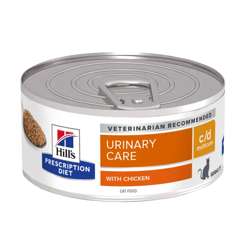 Hills PD Feline c/d dieta para gatos (Lata), Peso 1 x 24 latas 156 gr - Hill's Prescription Diet - Comparador de precios