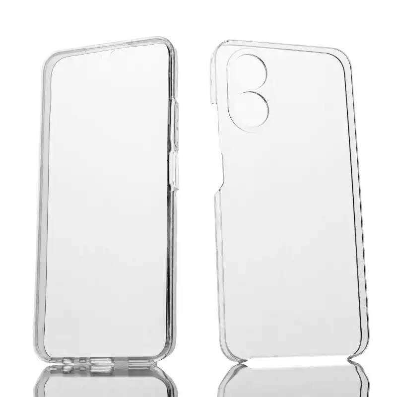 Max Power Digital Funda Doble Cara 360 Grados Silicona Transparente Para Oppo A17/a17k