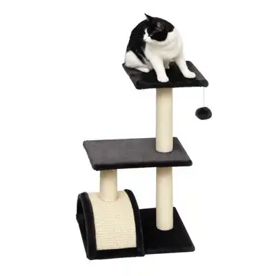 PawHut Rascador para Gato 40x35x72 cm Gris Carbón - 1 Article - PawHut - Comparador de precios