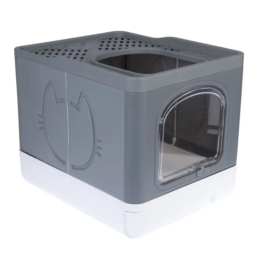 TIAKI Jax arenero de acceso superior para gatos - Gris oscuro - TIAKI - Comparador de precios