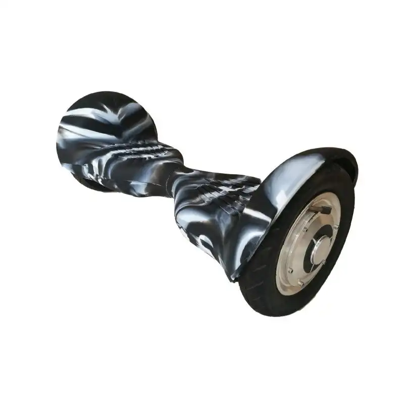UrbanGlide Funda de Silicona Negra/Blanca para Hoverboard de 10"