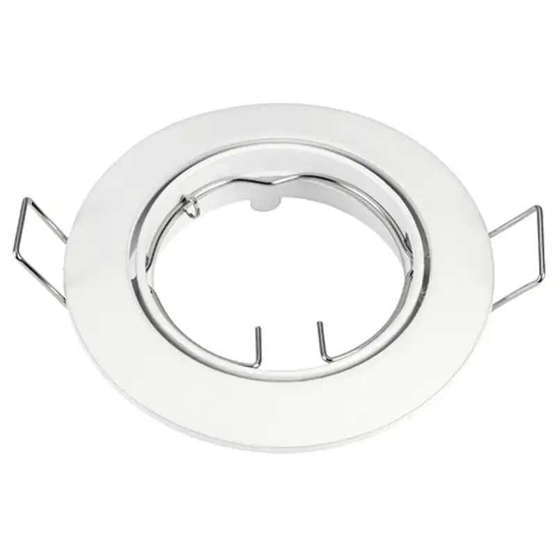 V-Tac Aro Empotrable Ancho para Bombillas GU10 82x25mm Blanco