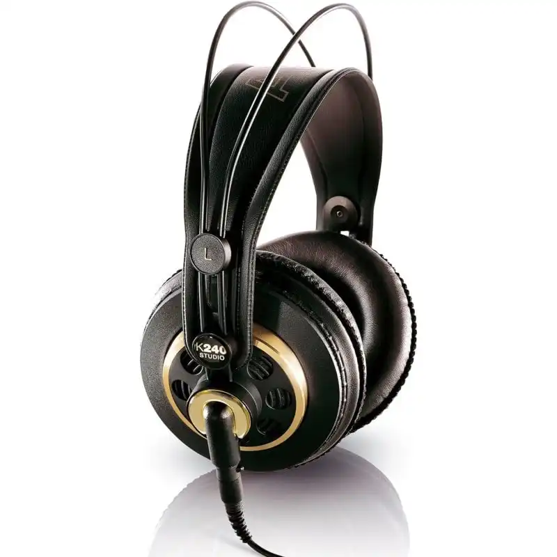 AKG K240 Studio Auriculares Profesionales Semiabiertos Supraaurales 30mm Negros