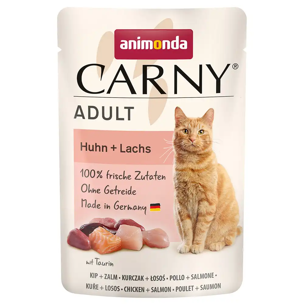 Animonda Carny Adult en bolsitas - 12 x 85 g - Pollo y salmón - Animonda Carny - Comparador de precios