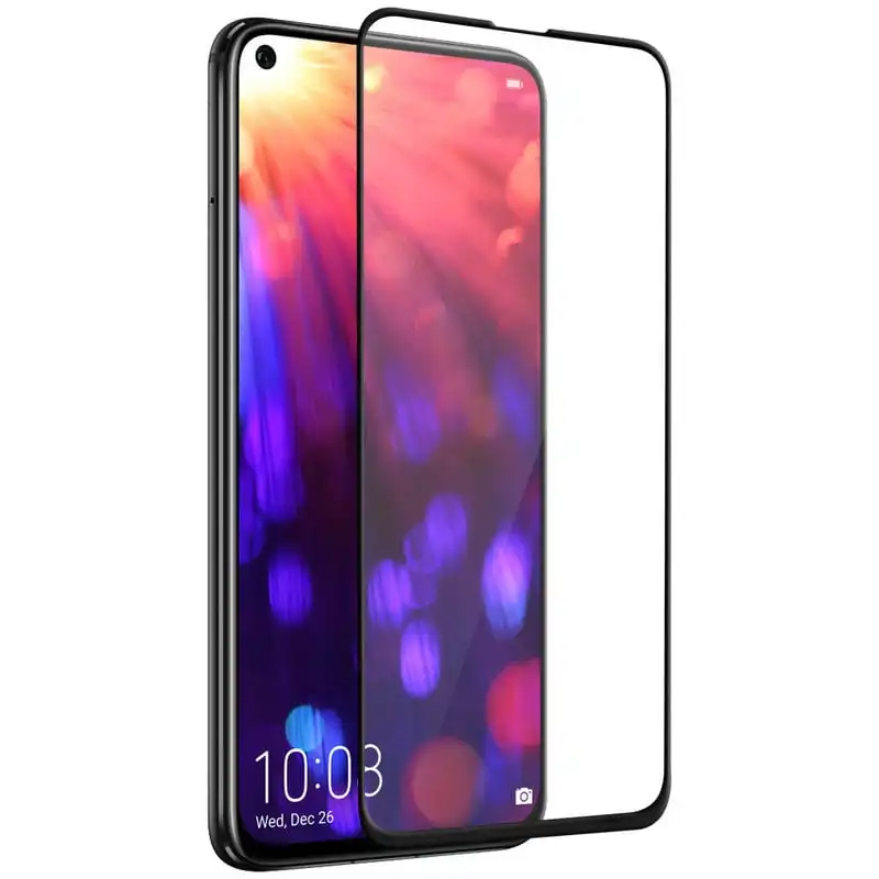 Avizar Protector Cristal Templado Antigrietas Borde Negro para Honor View 20