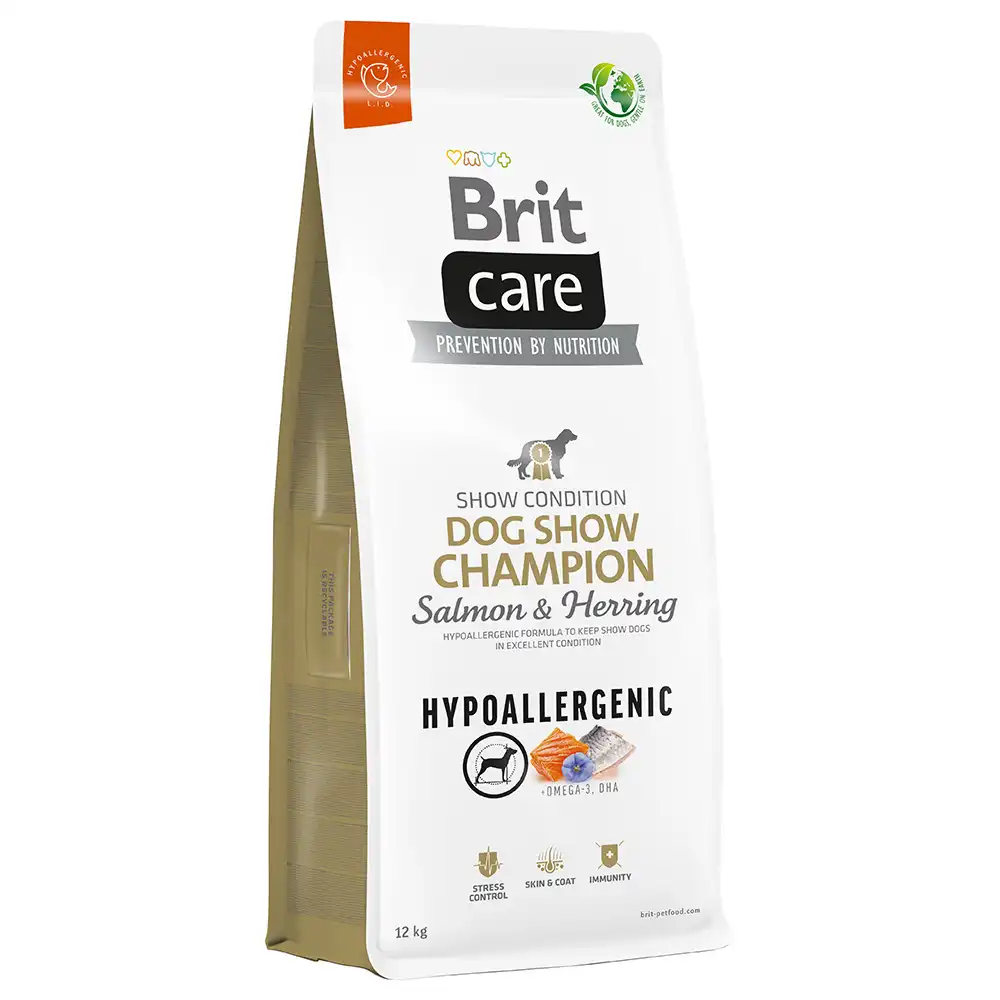 Brit Care Hypoallergenic Dog Show Champion salmón y arenque - 12 kg - Brit Care - Comparador de precios