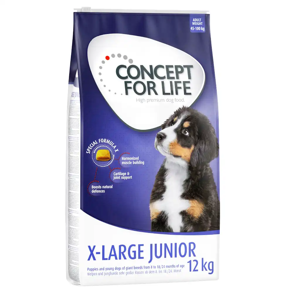 Concept for Life pienso para perros 12 kg ¡con 5€ de descuento! - X Large Junior (12 kg) - Concept for Life - Comparador de precios