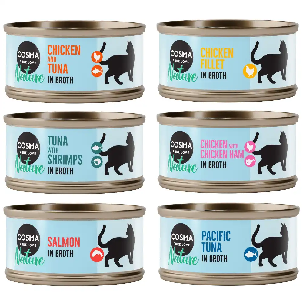 Cosma Nature 6 x 70 g - Pack mixto (6 surtidos) - Cosma - Comparador de precios
