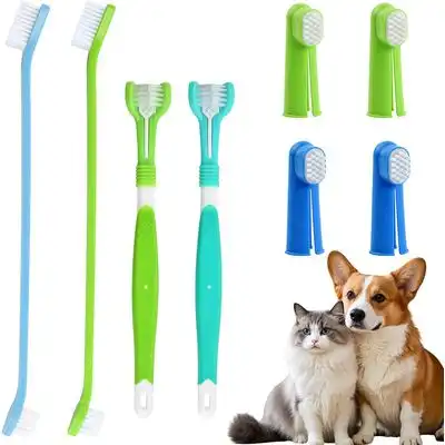 HausPets Juego de 8 cepillos de dientes para perros y gatos - Artículo 1 - HausPets - Comparador de precios