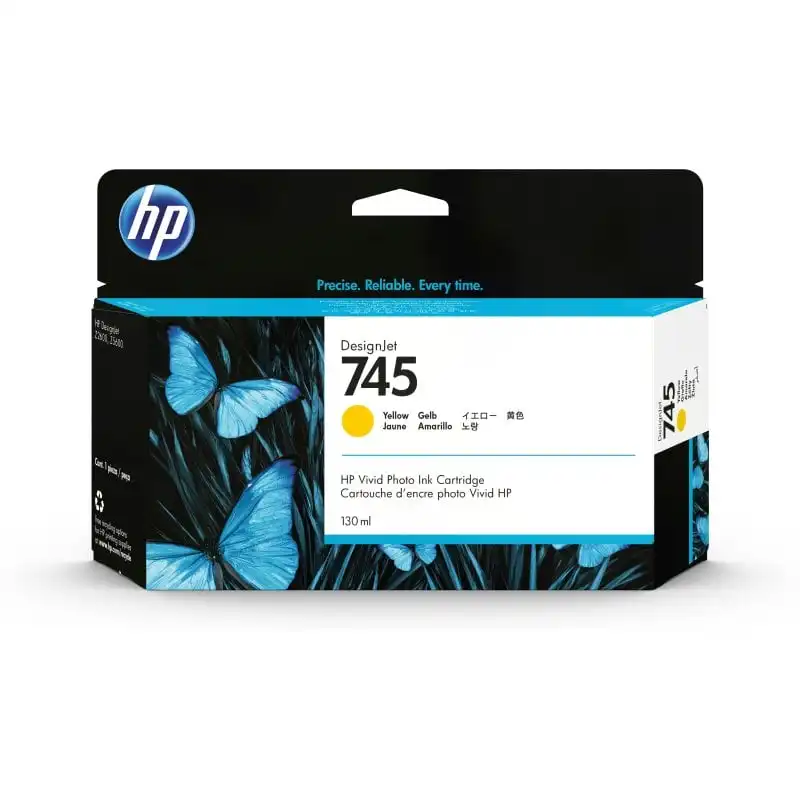 HP 745 Cartucho de Tinta Original Amarillo