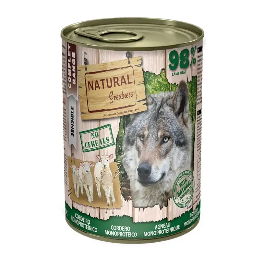 Natural Greatness Monoproteico Cordero Lata para perros - Natural Greatness - Comparador de precios