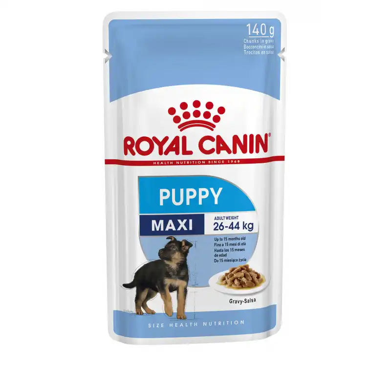 Royal Canin Maxi Puppy (Sobre) comida húmeda, Unidades 10 unidades de 150 gr