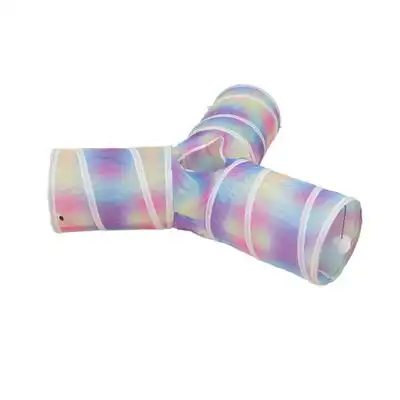 Túnel TIAKI Sirena para gatos - 3 x 25 x 40 cm (Diám x L) - TIAKI - Comparador de precios